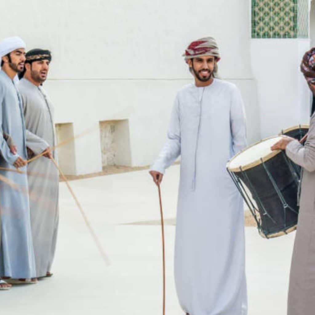 Yola rifle dance for UAE National Day in Dubai