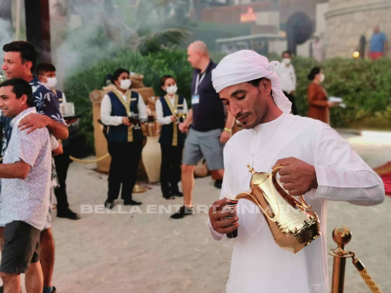 Arabic coffee and dates service for UAE National Day in Dubai