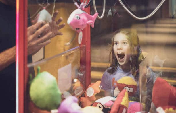 Claw machine available for hire in Dubai