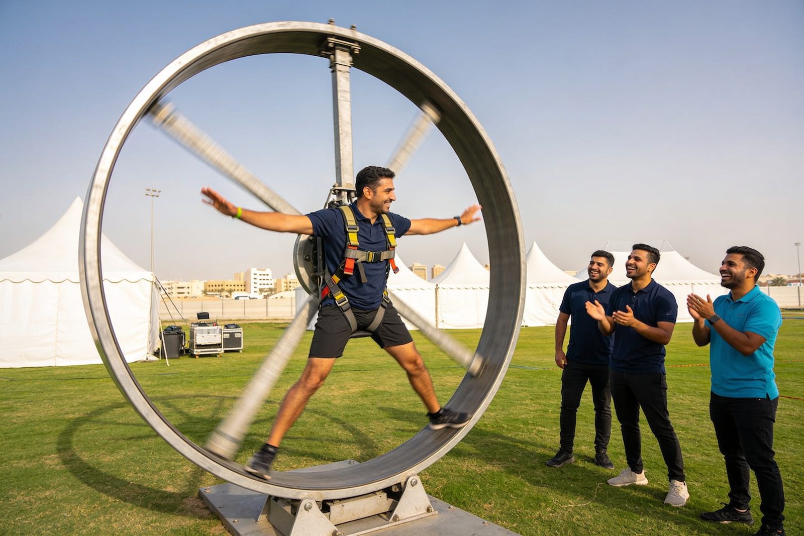Human roulette wheel rental in Dubai