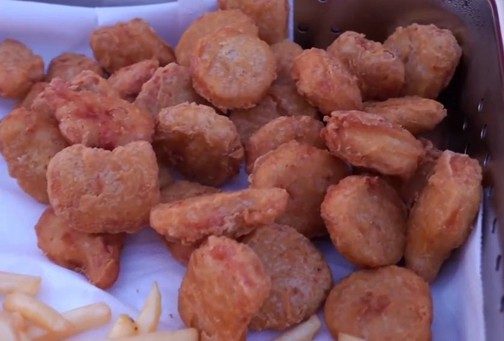 Tabletop nuggets and fries station for hire in Dubai