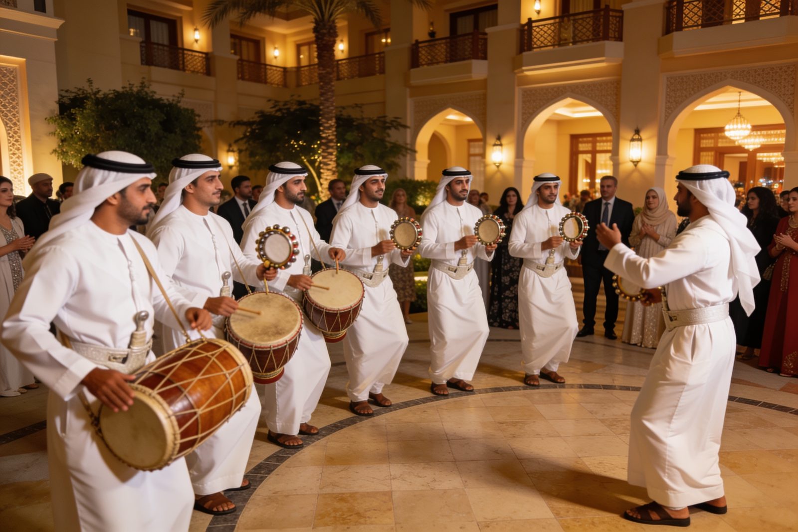 Emirati dance show for UAE National Day in Dubai
