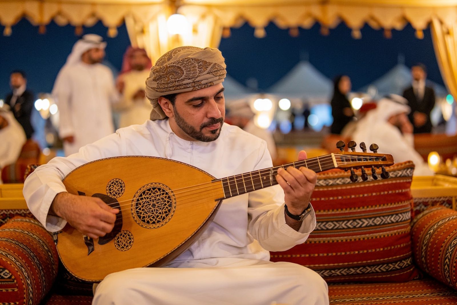 Oud musician for UAE National Day in Dubai